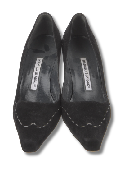 Manolo Blahnik Suede Pumps