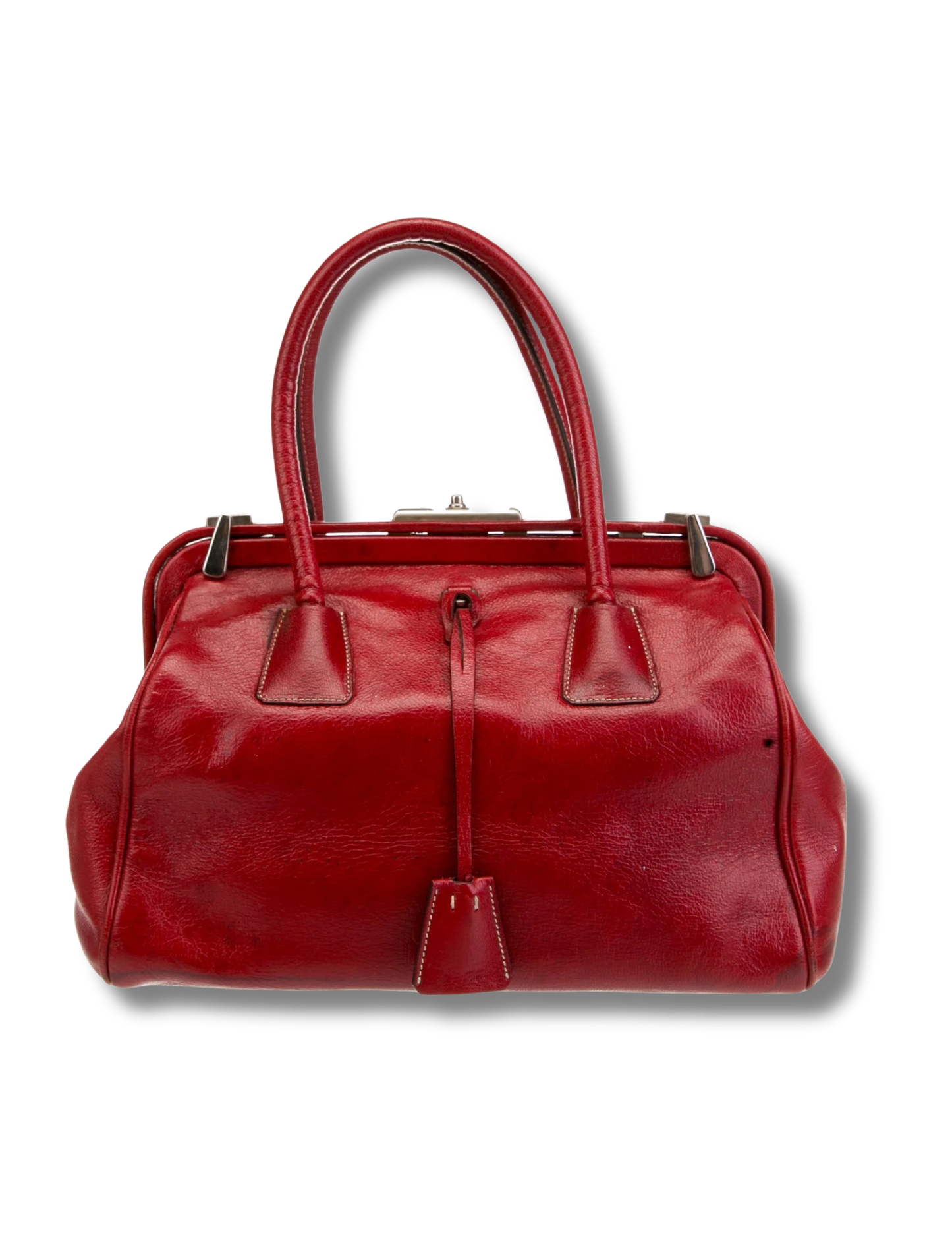 Prada Madras Cerniera Handle Bag