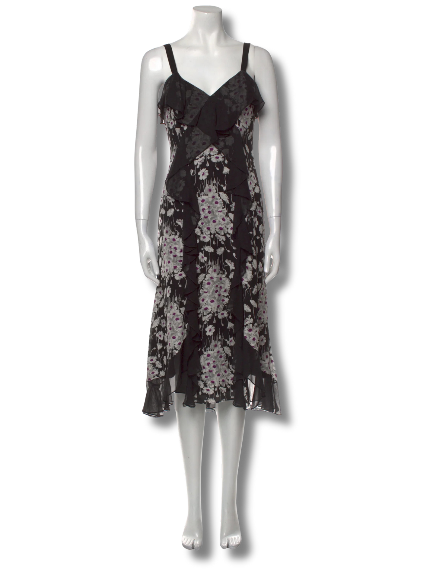 Cinq à Sept Silk Midi Length Dress