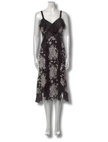 Cinq à Sept Silk Midi Length Dress