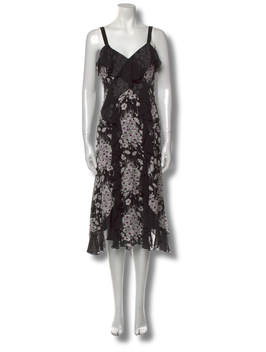 Cinq à Sept Silk Midi Length Dress